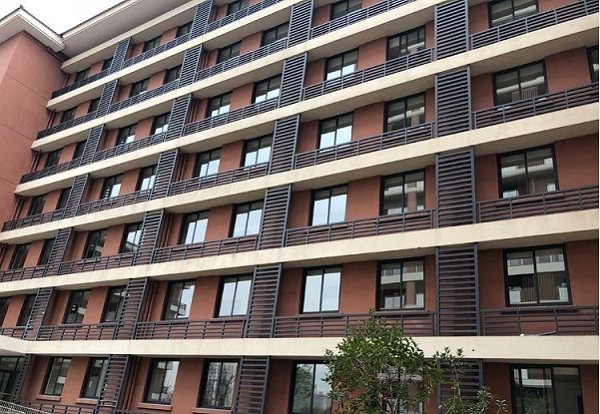 喜有沃深圳小區304不銹鋼管護欄項目