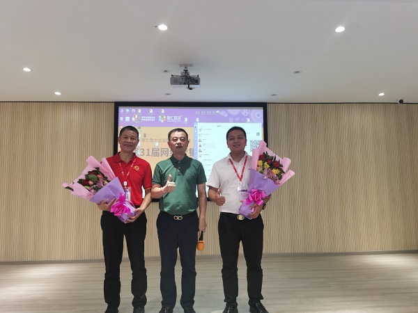 佛山不銹鋼管廠家喜有沃董事長與單帥總經理