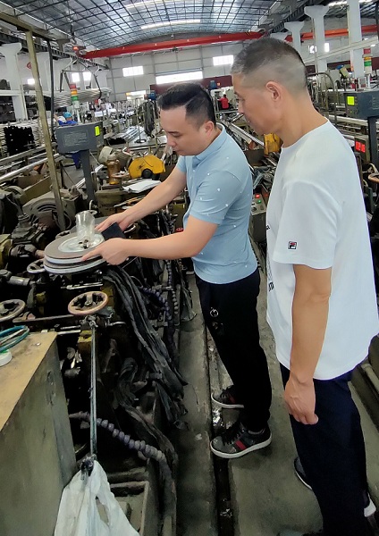 熱烈歡迎聚佳/冠發不銹鋼陳偉鎮總經理蒞臨喜有沃參觀指導